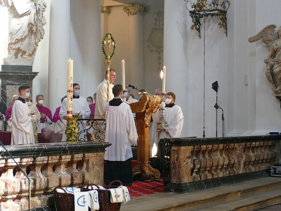 Diakonenweihe im Fuldaer Dom (Foto: Karl-Franz Thiede)